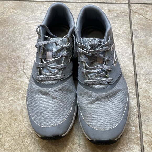 New Balance Running Shoes Memory Sole Gray Pink Womens Size 7 WX577HG4 Comfort - Picture 2 of 10